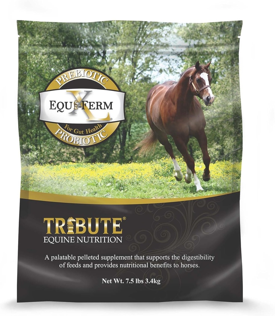TRIBUTE Kalmbach Feeds Equiferm XL Prebiyotik ve Probiyotik at için 7.5 lb