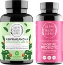 Kadınlar ve Organik Ashwagandha için Mutlu Sağlıklı Hippie Vaginal Probiyotikler