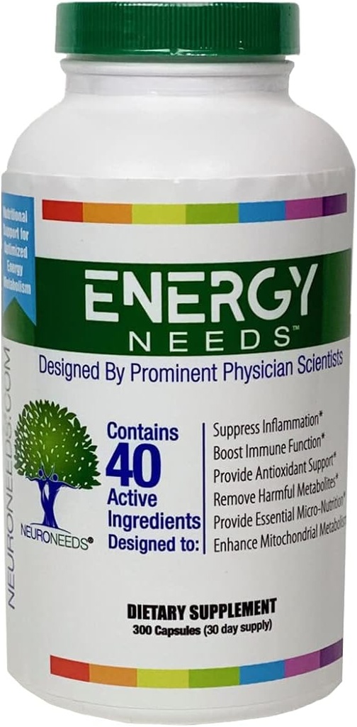EnerjiNeeds® 40 Aktif Malzemeler D, Vitamin B12, çinko, beta-Carotene