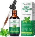 Organik Oregano Yağı Ölçeği, Yoğun Bitki Temel Vahşi Oregano Türlenmiş Yağ veya Erkekler & Kadınlar Immune/Energy, ProMO Vegan 60ML/2 Fl Oz Oz Oz
