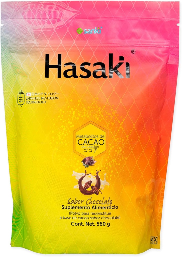 Global Chocolate Hasaki Dietary Supplements Η σκόνη είναι ένα ιαπωνικό προϊόν για την προστασία της υγείας και της διατροφής. Καθαρό Βάρος 20 ουγγιές (1,2 κιλά), 0,49 ουγγιές πρωτεΐνης ανά δόση