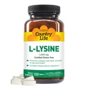 COUNTRY LIFE VITAMINS L-Lysine 1000 Mg ile B-6, 2.5 Pounds