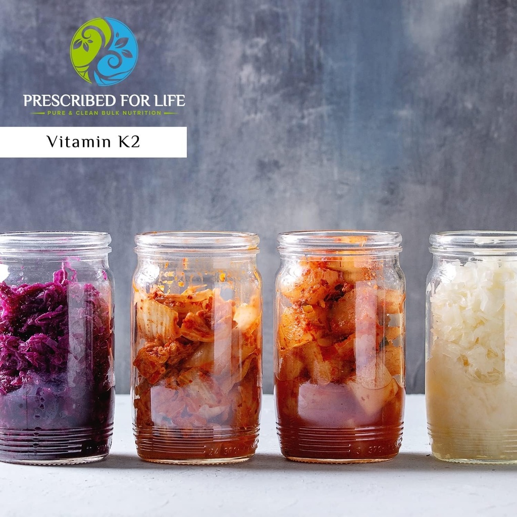 Yaşam Vitamini K2 MK7 Toz | Sağlık ve Sağlık Için K2 Vitamin Tamamlayıcı | %1 Menaquinone Toz (2 kg / 4.4 lb)