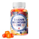 Kalsiyum çinko Supplement Gummies - Vitamin D3 K2 Magnezyum Glycinate - Orange Berry Flavored Vegan Sugar-Free Gluten Free Chewable for Men Women Kids Kids Kids Kids