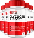 Sweet Relief Glycogen Support - Sweet Relief Blood Vessel Cleaner, Sweet Relief Capsules, Advanced Formula for Overall Wellness, SweetRelief (300 Capsules, 5 Pack)