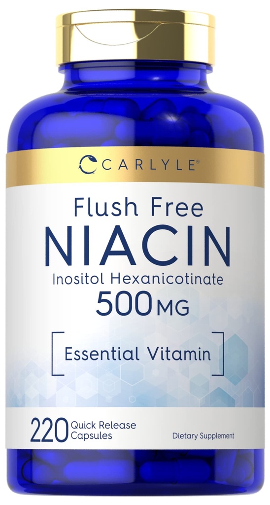 Carlyle Niacin Flush Free 500mg 