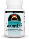 Source Naturals Vitamin D-3, Supports Bone & Immune Health*, 250 mcg (10.000 IU) - 240 Softgels