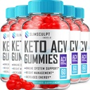 (5 Pack) Slimsculpt Keto ACV Kilo Kayıpları - Gelişmiş Formula Slim Sculpt Keto artı ACV Gummies Apple Cider Vinegar Keto Slimsculpt ACV Gummies Diyetary Supplement Yorumlar Men Women (300 Gummies)