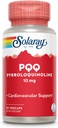 SOLARAY PQQ 10 mg, συμπλήρωμα κινόνης πυρρολοκινολίνης, υποστήριξη κυτταρικής, καρδιάς και γνωστικής λειτουργίας, 30 VegCaps
