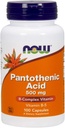Şimdi Gıdalar Pantothenic Acid 500 mg, 100 Capsules (Pack of 2)
