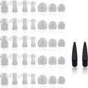 İşitme Aid Domes - İşitme Aids için Evrensel Kubbeler - Küçük, Orta, Büyük ve X-Large Earbud Emeklileri ve BTE Duyucuları Duyuyor