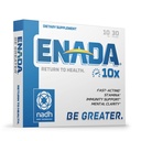 ENADA 10X NADH Supplement with Fast Acting Formula for Active Lifestyle | Natural Energy Branson Great for Jet Lag, Athletic Performance & Studying | improves Stamina and mental Clarity | 30 Lozenge
