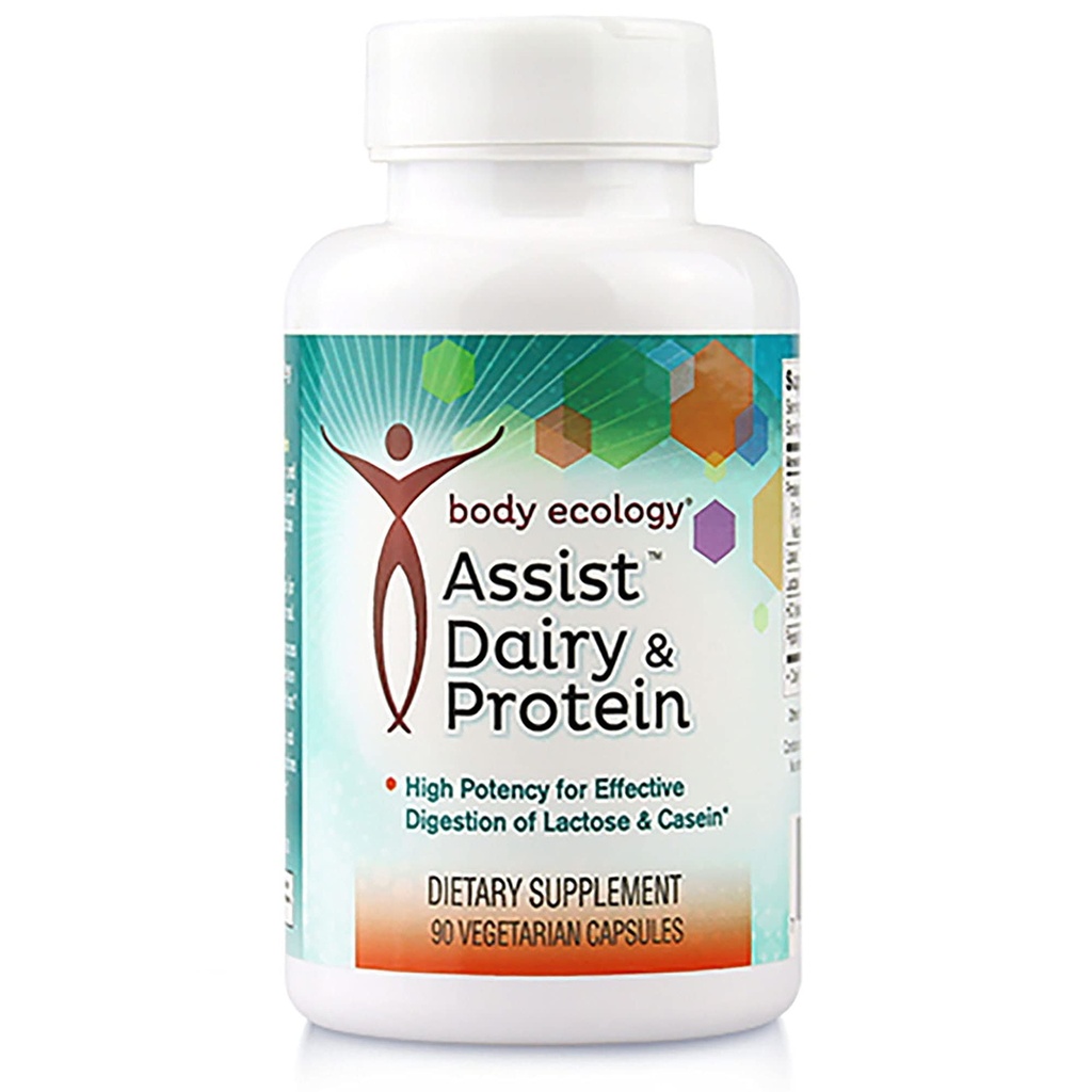 Vücut Ekolojisi Süt ve Protein | Yüksek Potency Supplements for effective Digestion of Lactose and Casein | Destekler Sağlıklı Digestion | 90 Vejetaryen