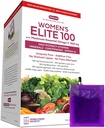 ANDREW LESSMAN Multivitamin - Women's Elite-100 with Maximum Essential Omega-3 500 mg 30 Packets - 40+ Potent Nutrients, Temel Vitaminler, Mineraller, Phytonutrients ve Carotenoids. Katkı yok