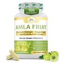 Organik Veda Amla Capsules - 1500 mg, 300 Capsules Organik Tüm Meyve Amla Toz - Immunity için Doğal Vitamin C, Skin Radiance, Antioksis - Vegan, GMO, Raw Vitamin C Supplements