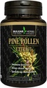 Raw Organic Pine Pollen Tabletleri - 60 Kont | Hücre Duvarı Cracked | Vahşi Dağ Hasat | Premium Full Spectrum Diyet