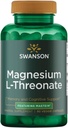 Swanson L-Threonate - Mineral Supplement Nervous System Health - Bilişsel Sağlık, Öğrenme ve Hafızayı Destekleyebilir - (90 Veggie Capsules)