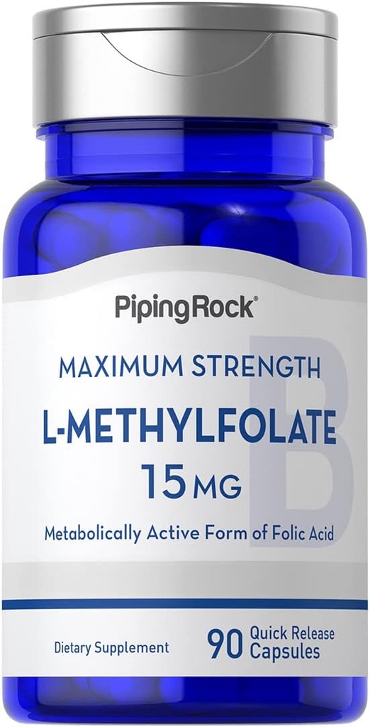 Piping Rock L Methylfolate 15 mg 
