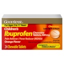 GoodSense Children's Ibuprofen Chewable Tables, 100 mg, 24 Count, Pain Reliever and Fever Reducer (NSAID), Προσωρινά Μειώνει τον Πυρετό και Ανακουφίζει τους Ανηλίκους και τον Πόνος