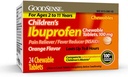 GoodSense Children's Ibuprofen Chewable Tabletler, 100 mg, 24 Kont, Pain Reliever ve Ateş Tespiti (NSAID), Temporly Ateş ve Relieves Minor Aches ve Pain