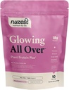 Nuzest Protein Plus | Glowing All Over | Strawberry | Sağlıklı Saç, Skin, Nails ve Collagen Production | Vitaminler ve Mineraller | 8.8oz / 250g (10 hizmet)
