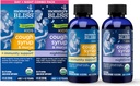 Anne'nin Bliss Organic Cough Syrup & Mucus for Kids, Day and Night Combo Pack with Vitamin C and Immunity Support, Contains Organic Honey ve Ivy Leaf, 4 Fl Oz (Pack of 2)