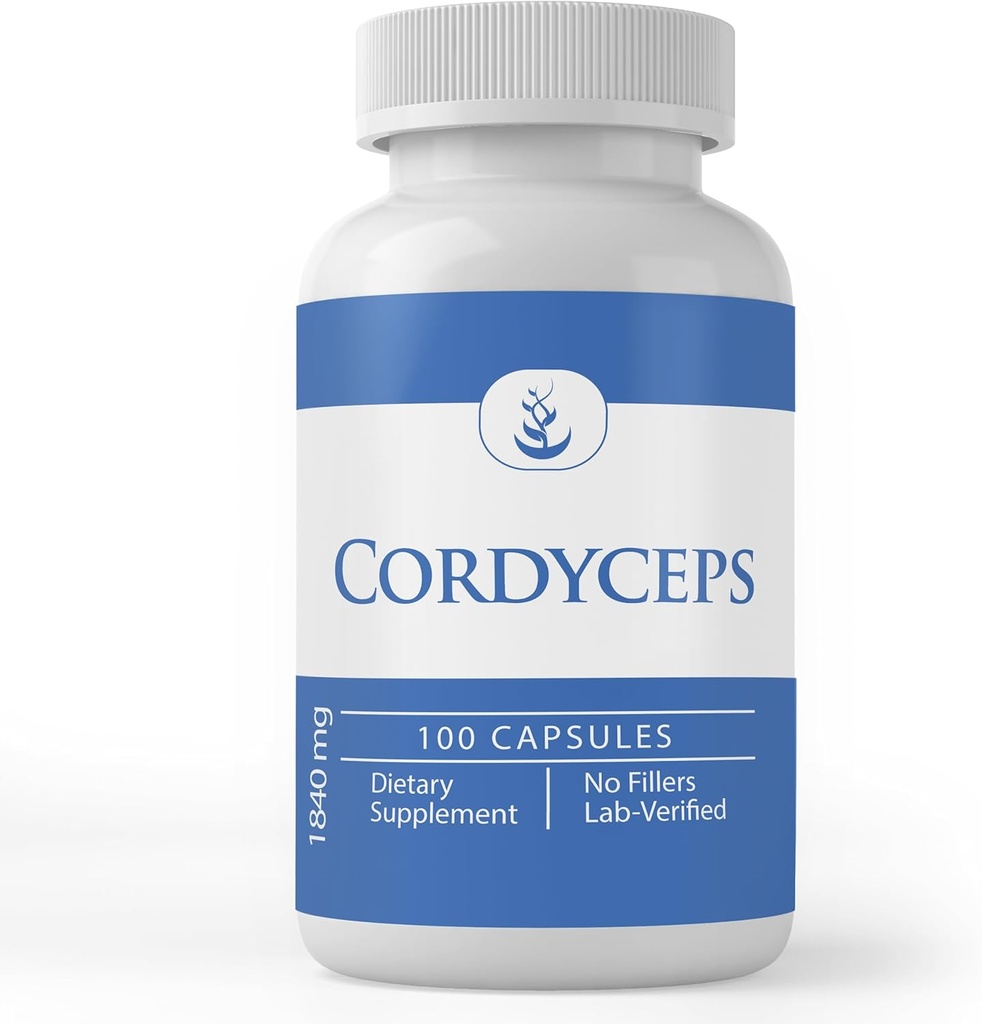 Pure Original Materialss Cordyceps, (100 Capsules) Her zaman Pure, No Wordss Or Fillers, Lab Onaylandı
