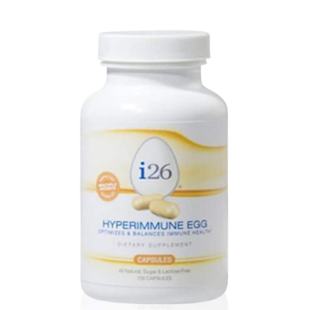 Youngevity i26® Hyperimmune Egg Capsules – Immune and Digestive Support – Hyperimmune Egg Powder Supplement – Non-GMO, Gluten-Free, Lactose-Free, 135 Capsules