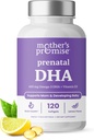 Kadınlar için Prenatal DHA 600 mg + 400 IU Vitamin D3 | 120 Softgels | Destekler Beyin Sağlığı | Triglyceride Omega 3 Balık Yağı DHA Prenatal Vitaminleri Gecikme & Hemşirelik için | 300 mg per Capsule