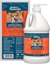 Alaska Naturals Wild Alaskan Salmon Fish Oil Supplement for Dogs Skin and Coat with EPA DHA Omega 3 Fatty Acids Liquid Food Topper 64 oz. Pump Pump