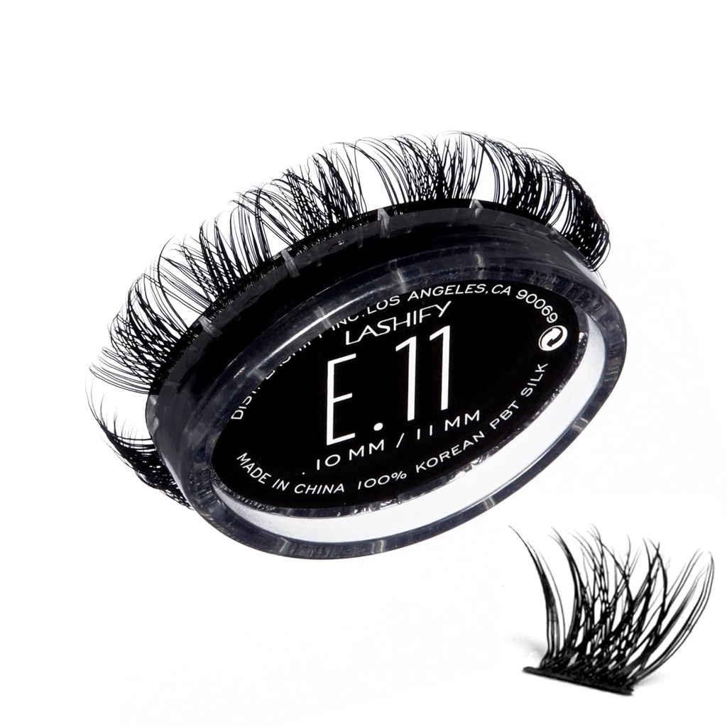 Lashify Extreme 11mm Gossamer DIY Eyelash Yeniliyor, Black, Easy false Lashes to Add Tremendous Volume