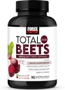 Kuvvet Faktörü Total Beets Blood Printing Support Beet Root Capsules, 1800 mg Organik Arıt Kök Toz Arıt Supplement with Hawthorn Berry to Support Circulation and Blood Flow, 90 Sebze Capsules