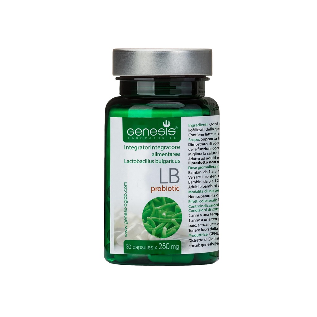 Probiyotik Lactobacillus Bulgaricus 250 mg Probiyotik Digestive Immune Support Gut Health Probiyotiks for Digestive Health Anti Bloating