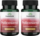 Swanson Policosanol - συμπλήρωμα βοηθά στην υποστήριξη της καρδιοαγγειακής υγείας - Όλα τα φυσικά Formula Βοηθά την καλή υγεία και λειτουργία της καρδιάς - βοηθά στη διατήρηση υγιή επίπεδα χοληστερόλης (60 κάψουλες, 20mg το καθένα) 2 Συσκευασία