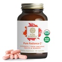 PURE SYNERGY Pure Radiance C – Organik Vitamin C Capsules | 100% Tüm Gıda Supplement, Non-GMO, Camu Camu, Natural Immune & Collagen Support – 90 Capsules
