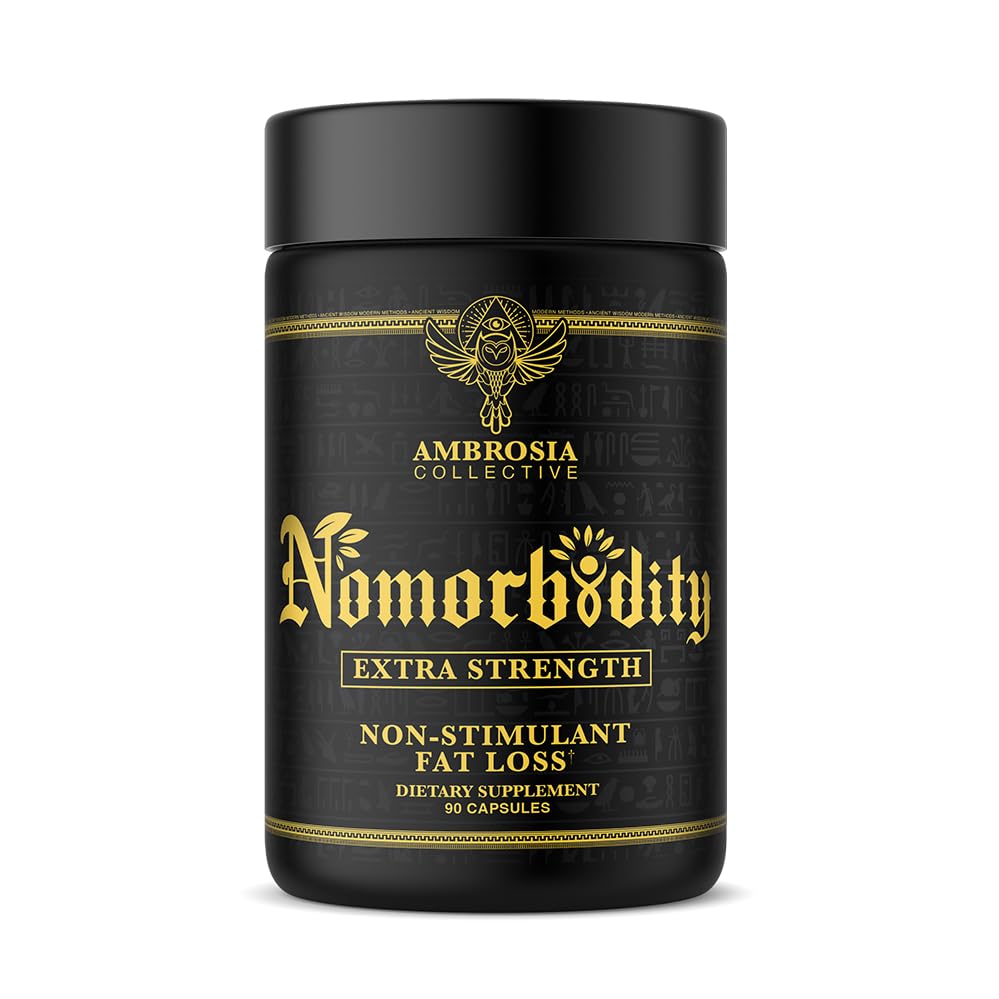 Ambrosia Nomorbidity Advanced Appetite Control & Hunger Management Formula | Appetite Suppressant & Mood Support with KSM-66 Ashwagandha, Garcitrin ve İnceogen