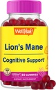 Evet Lions Mane Gummies for Yetişkinler (2,000 mg) | Lions Mane Supplement Memory and Focuse Support | Gluten Free, Non GMO | Berry Flavor | Lion's Mane Gummies 60 Count