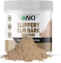 AKI Terpery Elm Bark Toz - Bitki bazlı protein, Digestive Wellness & Throat Comfort - Vegan-Friendly, Gluten-Free, Non-GMO & Free from Yapay Katkılar (4oz/113g)