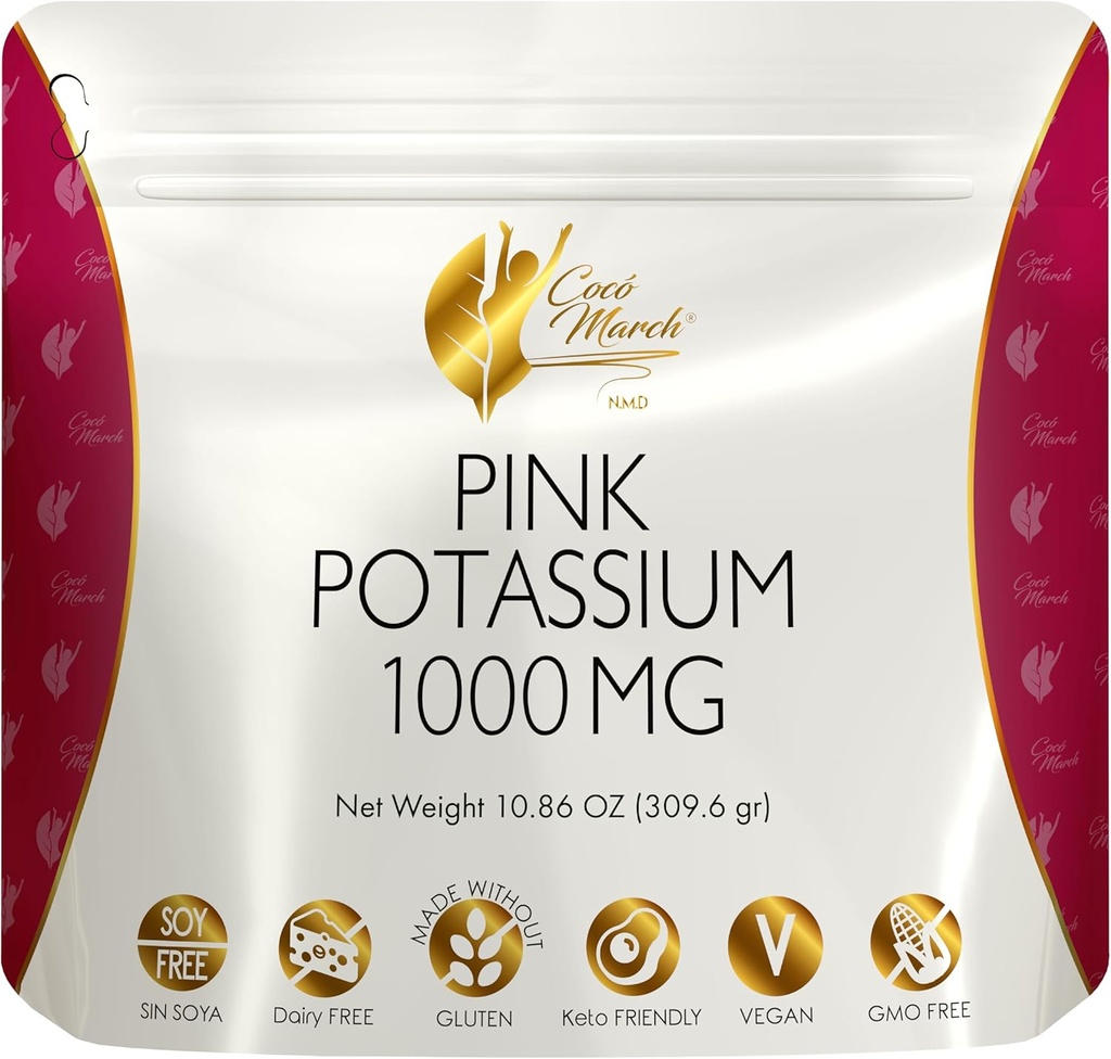 Cocó Mart N.M.D Pink P Properties Toz - Kalp Sağlığı, Kas Fonksiyonu ve Bone Health'i destekler. Gluten Free, Dairy Free, Non-GMO, Soy Free, Vegan, Keto Friendly - 10.86 Oz (309.6 g)