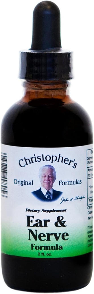 Dr. Christopher'ın Formula Ear ve Nerve, 2 Akışkan Ounce