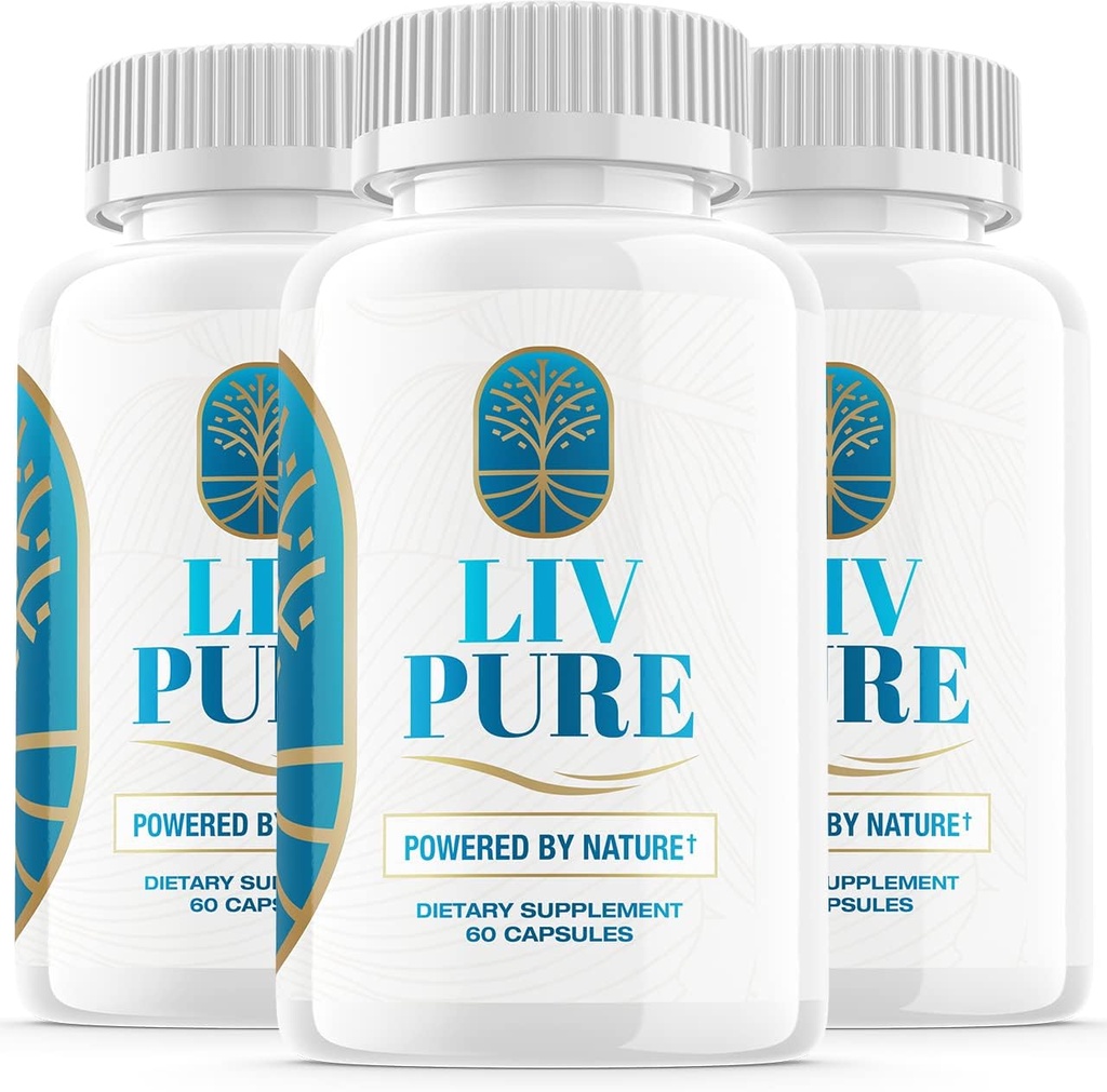 (3 Pack) Liv Pure Powered by Nature Advanced Formula Liver Live Pure Perification Function Supplement (180 Κάψουλες)