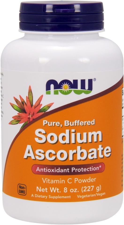Now Supplements, Sodium Ascorbate Powder, 8-Ounce (Pack of 2)