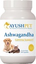 Ayush Pet Ashwagandha Capsules for Dogs & Cats - Organik Ashwagandha Root Extract for Calm and Daily Balance, Adaptojenik Wellness Supplement for Pets, 500 mg Per Capsule - 120 Count Count