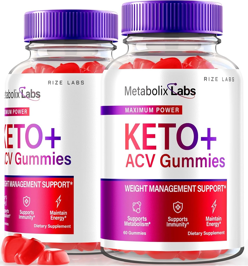Laboratuvarları - Metabolix Laboratuvarları DW Plus ACV Gummies - Kilo Yönetimi Desteği Apple Cider Vinegar Supplement (120 Gummies)