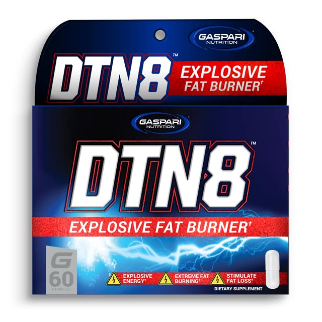 Gaspari Διατροφή DTN8: Εκρηκτική καύση λίπους, φυσική ενέργεια και ψυχική εστίαση, Adrenal και υποστήριξη στρες (60 κάψουλες)