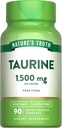 Nature's Truth Taurine Supplement | 1500 mg | 90 Capsules | Non-GMO & Gluten Free replica Supplement