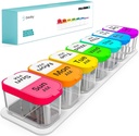 Daviky Extra Large Pill Organizer 7 Day, XL Weekly Pill Box 2 φορές την ημέρα, AM PM Medicine Pill Organizer for Supplement, Big Daily Pill Case with Large Container to Hold Vitamins and Medications