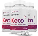 Αιτιολογημένα Εργαστήρια (3 Pack) Xtreme Fit Keto ACV χάπια 1275MG Σχηματίζεται με το μηλίτη αλεύκαστο Keto υποστήριξης Εναλλακτική λύση σε Gummies 180 κάψουλες
