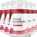 IDEAL PERFORMANCE (5 Pack) Cognigence Focus Nootropic Memory ATM Supplement Pills (300 Capsules)