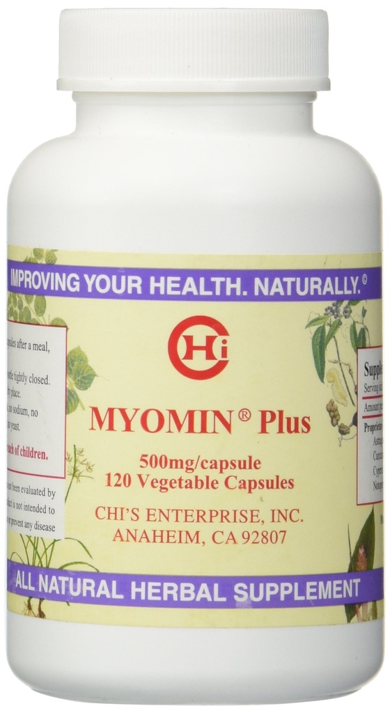 Chi's Enterprise Myomin Plus Capsules, 500 mg, 120 Capsules